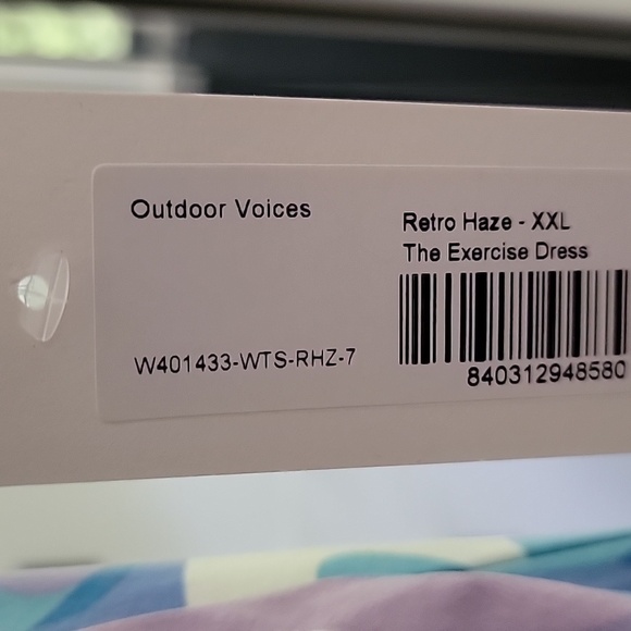 NWT Outdoor Voices - The Excersize Dress in Retro Haze.  XXL - Picture 5 of 10